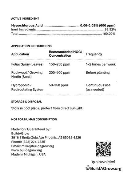HOCL PRO 600