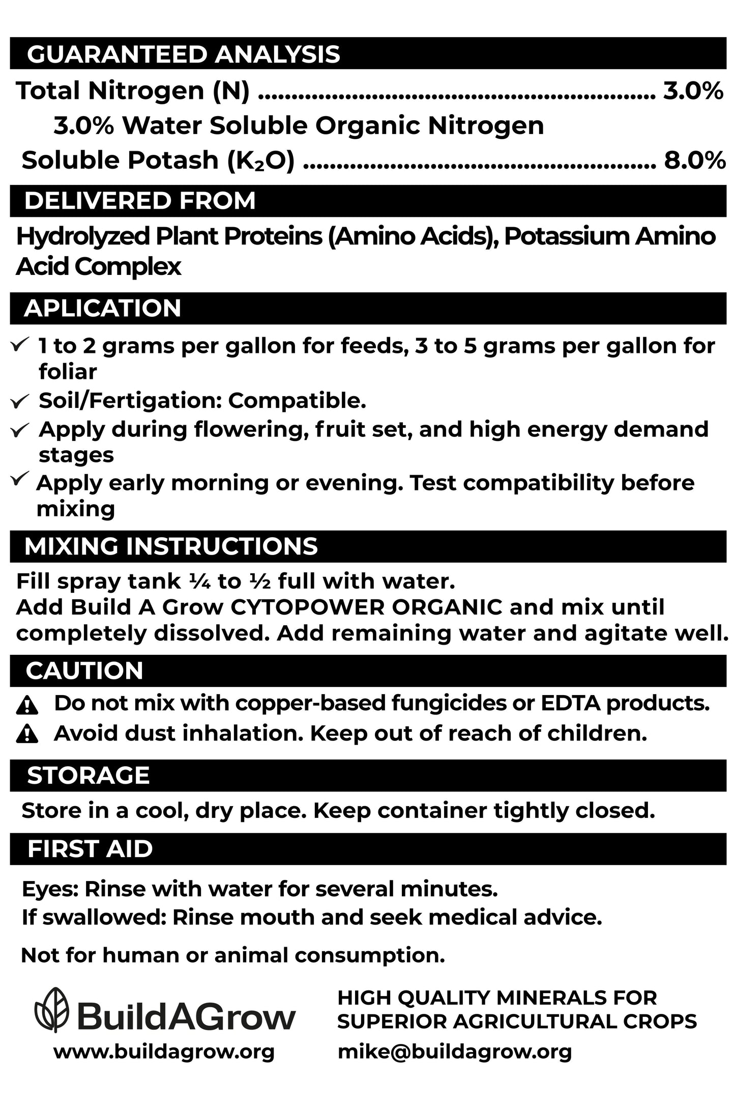 KBOOST Power Bloom Seaweed BioStim 2.5 N - 0 P- 8 K